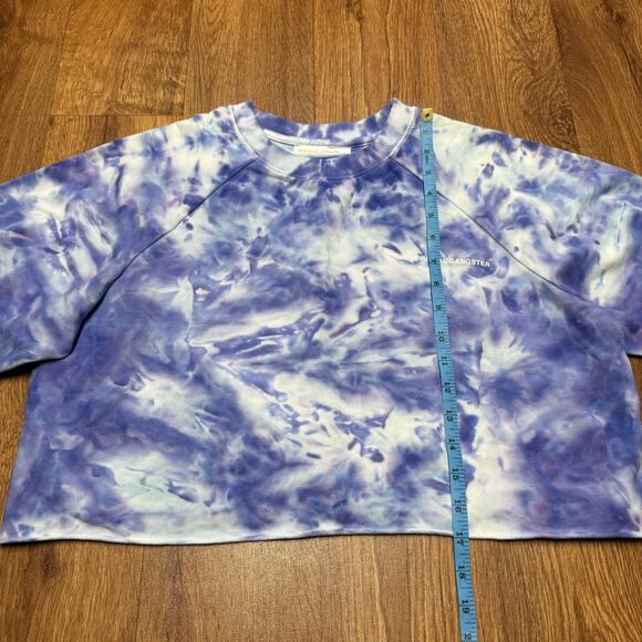 Spiritual Gangster Izzy Crop Crew Neck Sweatshirt Wildflower Tie Dye Size Small - Picture 9 of 9
